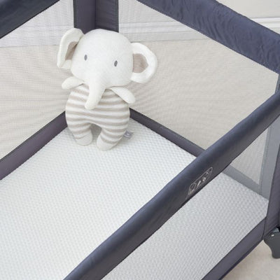 Superdrug The Tiny Bed Co. Premium Organic Travel Cot Sheet White Fitted Sheet 95 x 65cm- Buy online at McGrocer