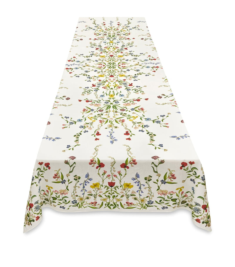 Summerill & Bishop Botanical Wildflower tablecloth 165cm x 380cm (British brand)