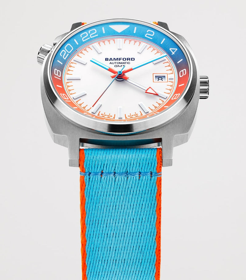 Bamford London GMT Summer watch 40mm stainless steel (British brand)