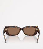 Jimmy Choo cat eye sunglasses in Havana tortoiseshell, imported from the UK