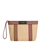 Dolce&Gabbana raffia-effect wash bag, UK version