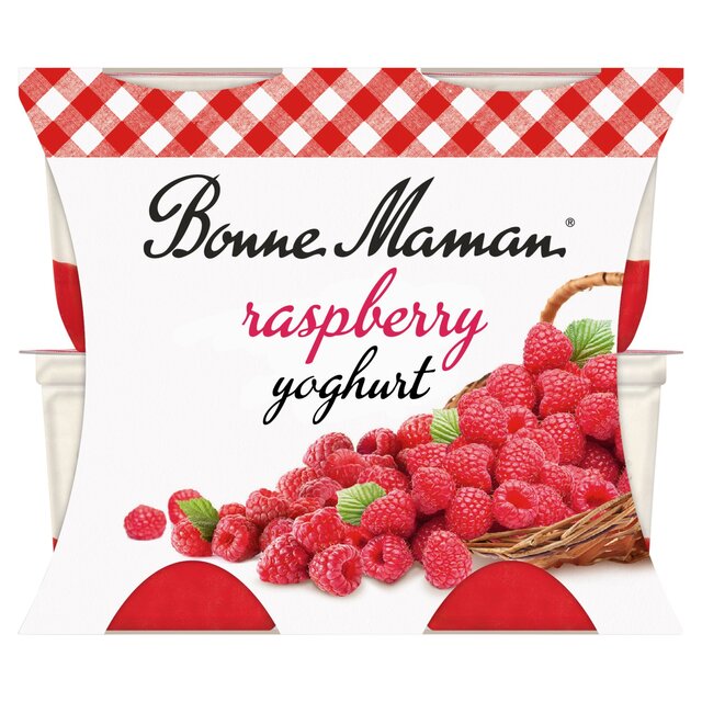 Bonne Maman Raspberry Yoghurt 4 x 115g - McGrocer