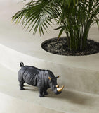 Lladró porcelain rhino figurine, UK version
