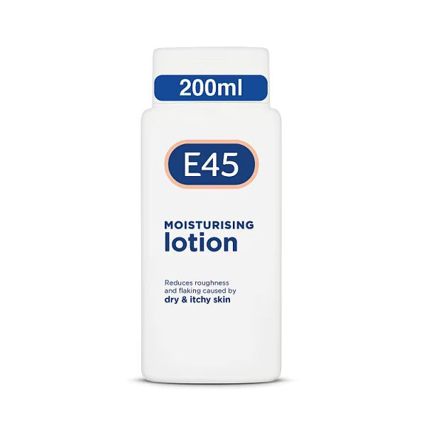 E45 dermatological moisturising body lotion 200ml - British product