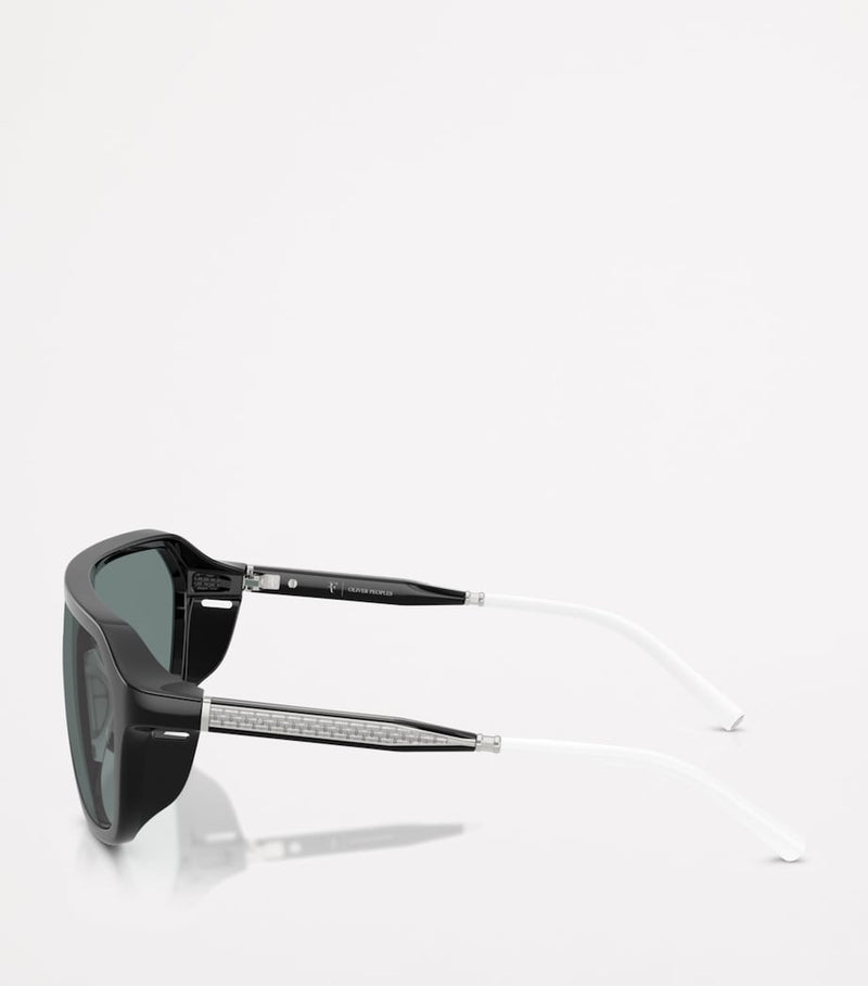 Oliver Peoples R-12 goggle sunglasses acetate frame - British product