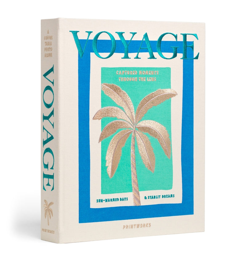 Printworks Voyage embroidered photo album - British product