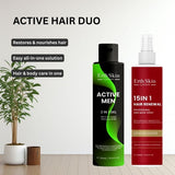 Erth Skin London 2in1 gel and hair spray bundle 2x300ml, UK version