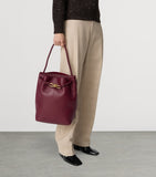 Bottega Veneta Andiamo bucket bag leather, imported from the UK