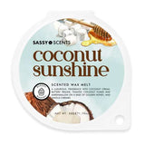Sassy Scents Coconut Sunshine Wax Melt 50g (British brand)