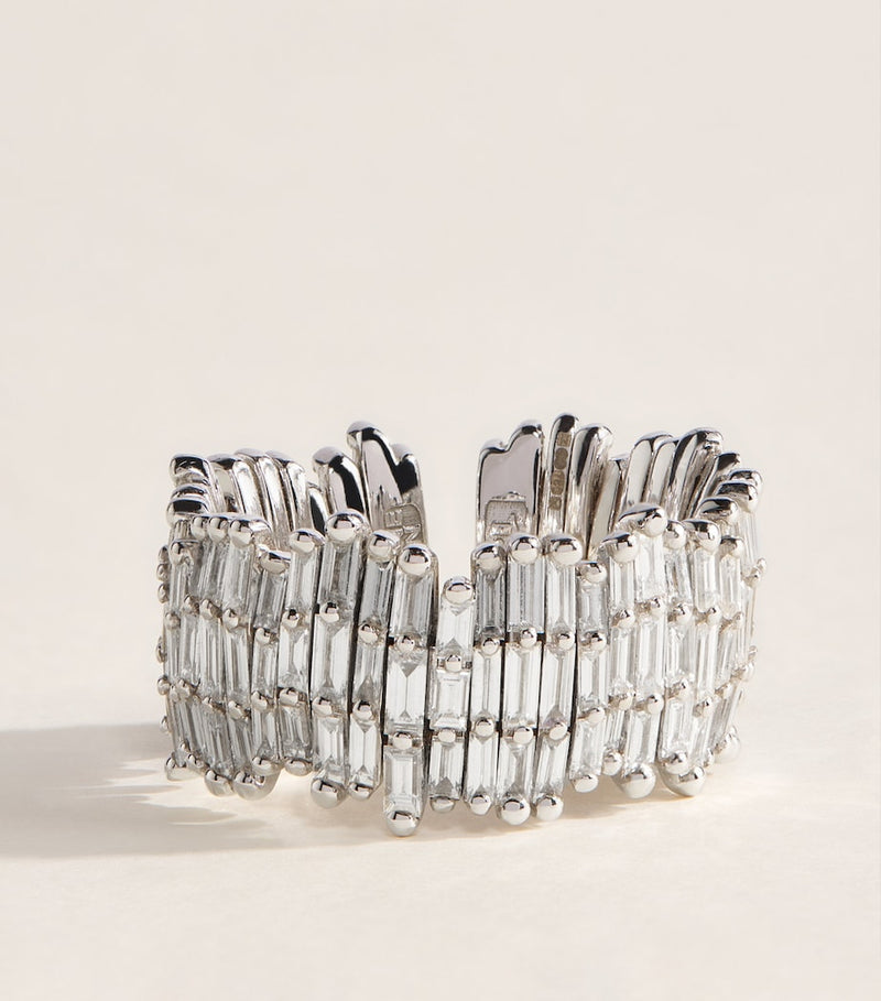 Suzanne Kalan white gold diamond eternity ring - British product