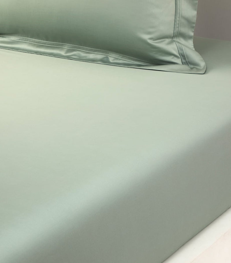 Yves Delorme Triomphe Double Fitted Sheet 135cm x 190cm (British brand)