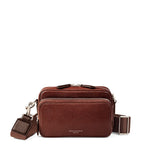 Aspinal of London pebbled leather messenger bag, UK version
