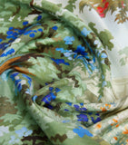 Max Mara silk printed scarf 70cm (British brand)