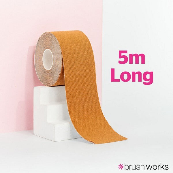 Brushworks Body Tape Toffee 5m Roll - British product