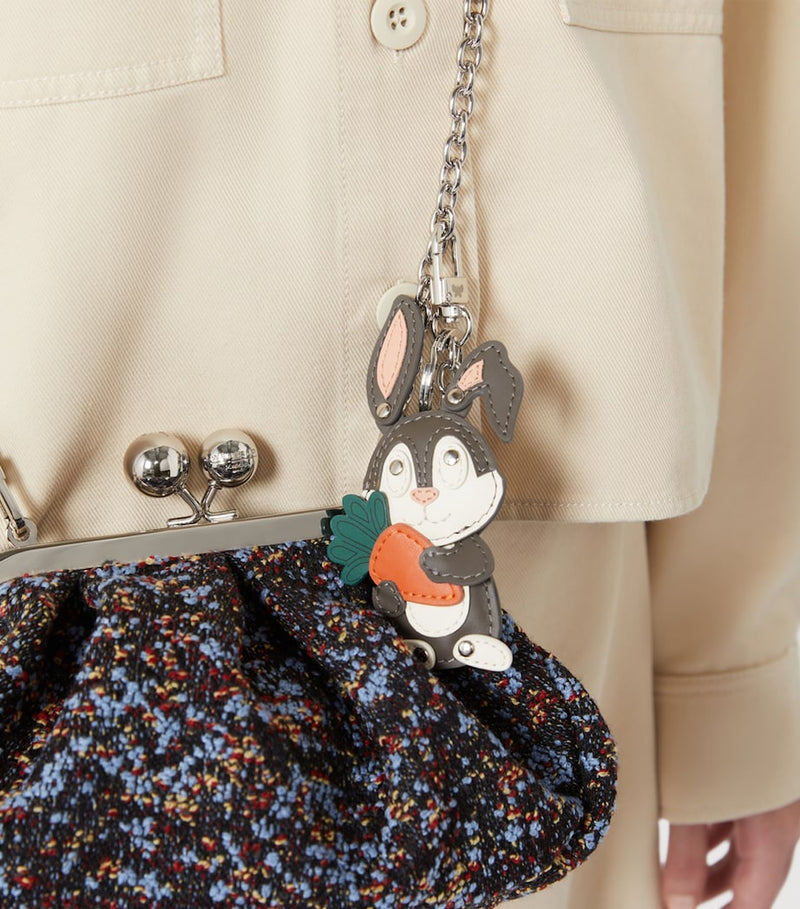 Weekend Max Mara leather bunny keyring (British brand)