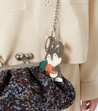 Weekend Max Mara leather bunny keyring (British brand)