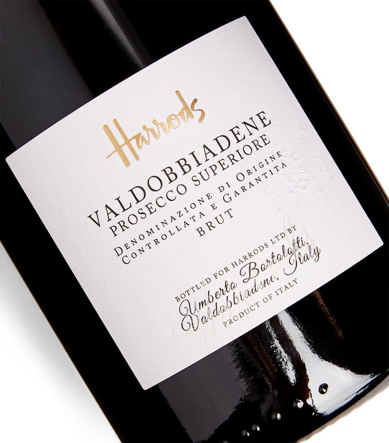 Harrods Prosecco Superiore 75cl, UK version