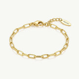 Superdrug MUCHV Women's Thin Chain Bracelet in 18k Gold or Silver 16.5cm + 3cm Extender- Buy online at McGrocer