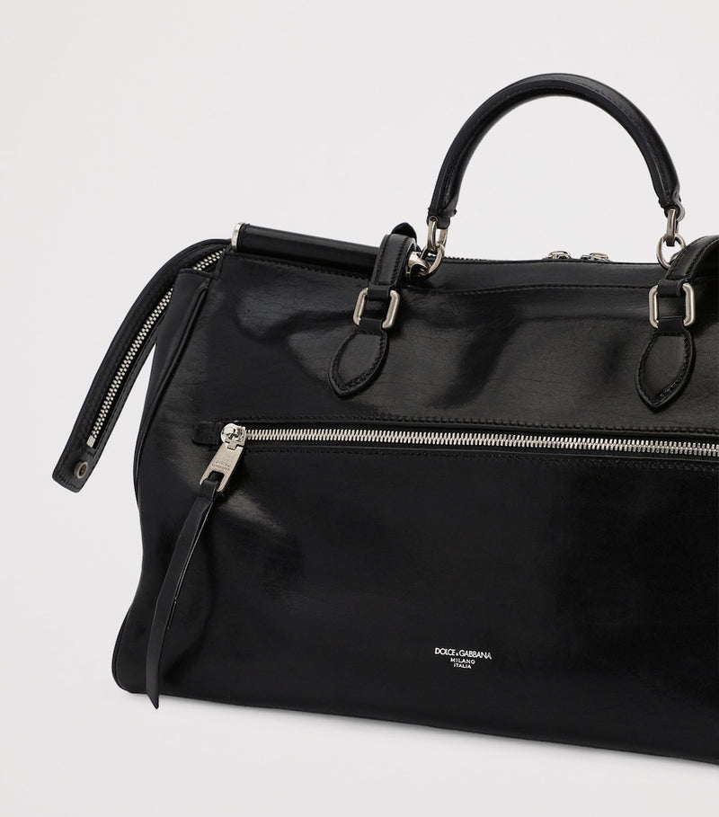 Dolce&Gabbana Vittoria calfskin shoulder bag - British product