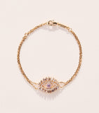Suzanne Kalan evil eye rose gold bracelet, imported from the UK