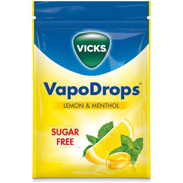 Vicks Vapodrops Lemon & Menthol Sugar Free GOODS Superdrug
