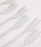 Harrods stainless steel pastry fork set of 6, UK version