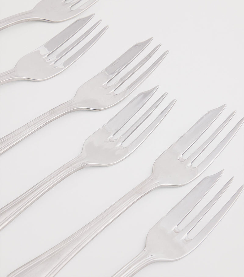 Harrods stainless steel pastry fork set of 6, UK version