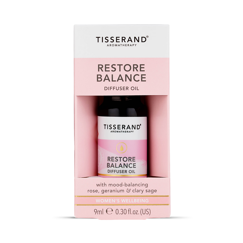 Tisserand Restore Balance Natural Essential Diffuser Oil 9ml (British brand)