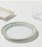 GINORI 1735 porcelain side plate in green 24cm, UK version