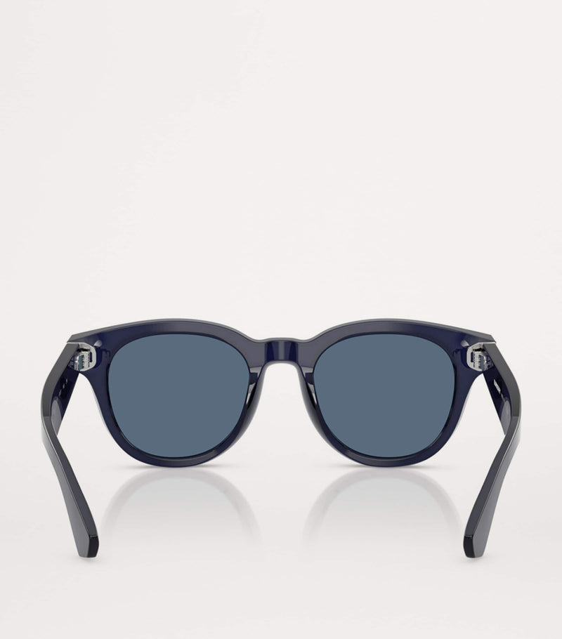 Burberry acetate round sunglasses - British product