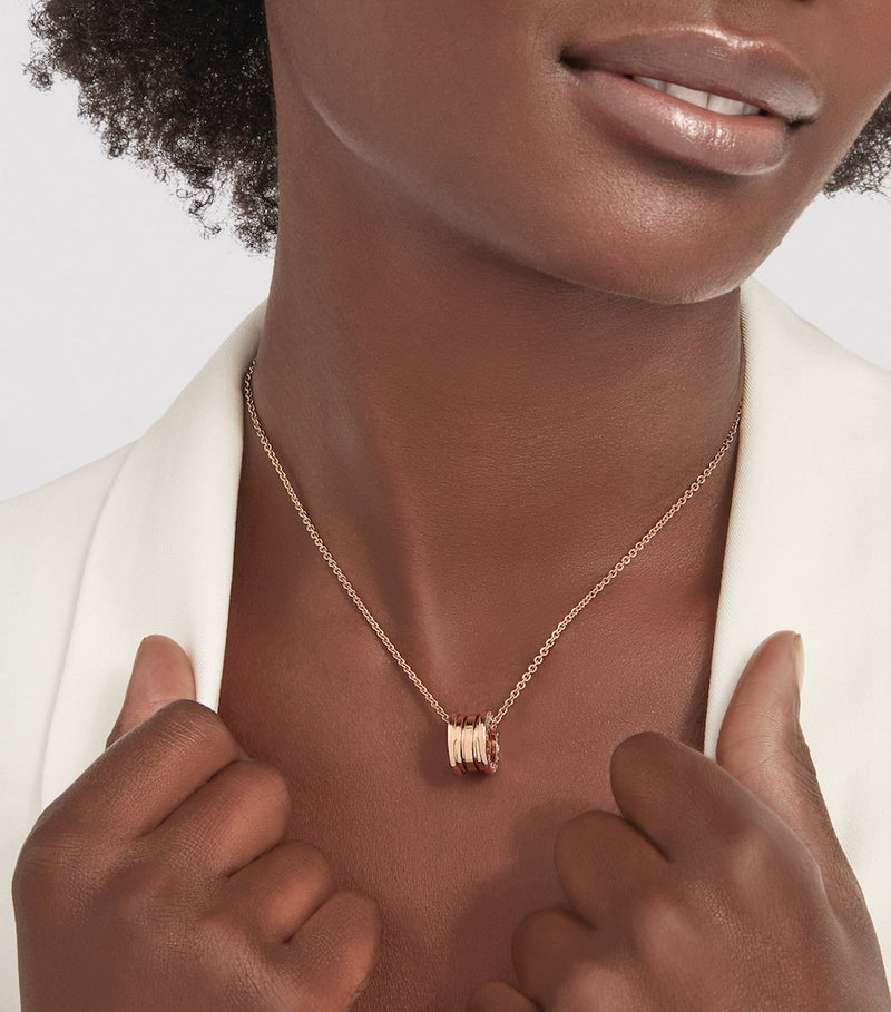 Bvlgari B.zero1 rose gold necklace - British product