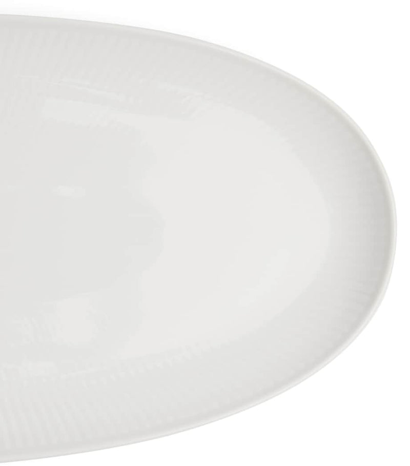 Royal Copenhagen White Fluted oval dish 37cm x 17cm, UK version