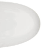 Royal Copenhagen White Fluted oval dish 37cm x 17cm, UK version