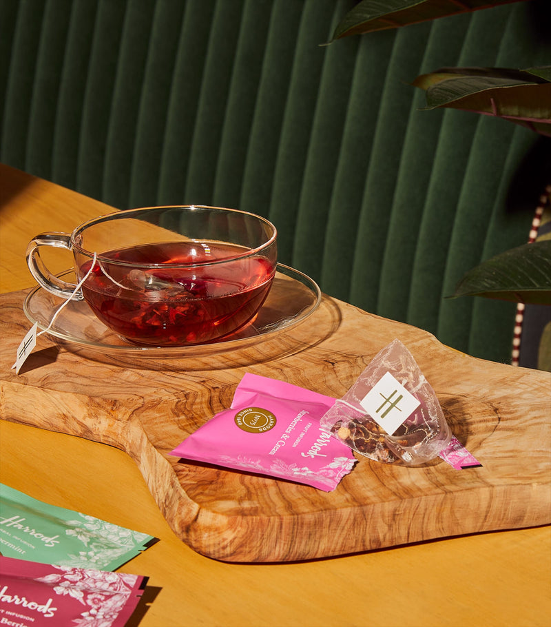 Harrods herbal and fruit infusion selection 30 tea bags, UK version