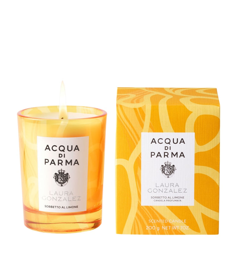 Acqua di Parma Sorbetto Al Limone candle 200g, imported from the UK