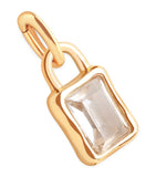 Astrid & Miyu April birthstone charm, imported from the UK
