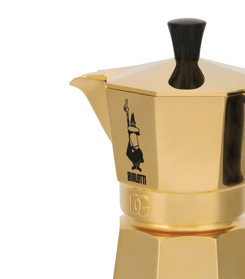 Dolce&Gabbana 24kt Gold Moka Ora 3-Cup Moka Pot - British product