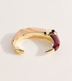 Chloé Toucan cuff bracelet Tropicus resin brass, UK version