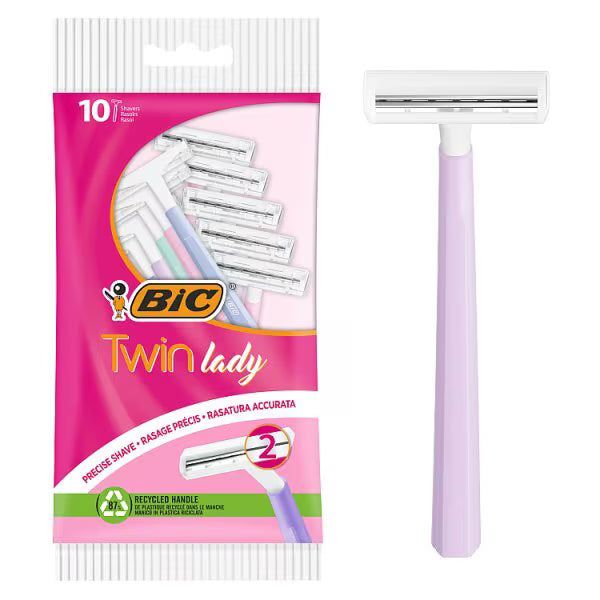 BIC Twin Lady Shaver 10 pack - British product