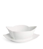 Royal Copenhagen white fluted sauce boat 550ml, imported from the UK
