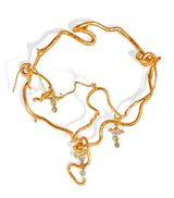 Harrods Schiaparelli Rhinestone-Embellished Vine Necklace- Buy online at McGrocer
