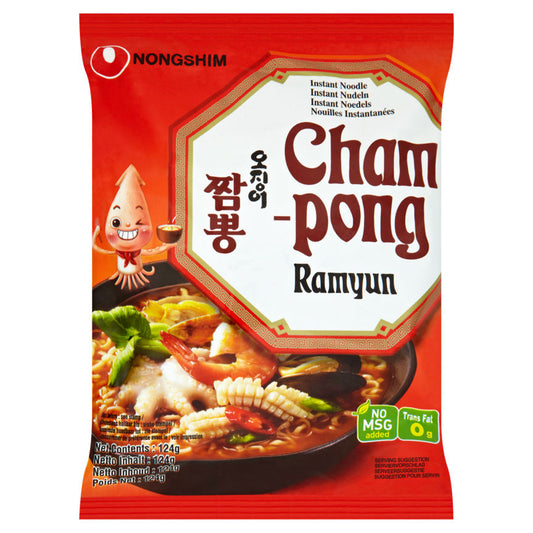 Nongshim Champong Spicy Noodles East Asian Food ASDA   