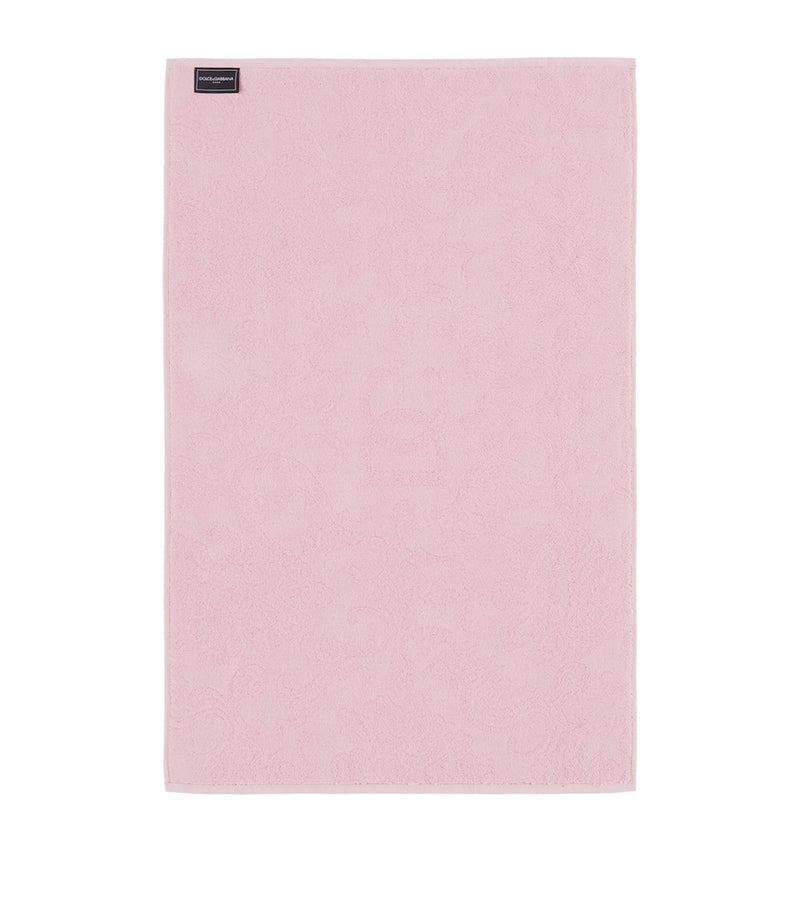 Dolce&Gabbana Casa Cotton Jacquard bath mat 87cm x 54cm - British product