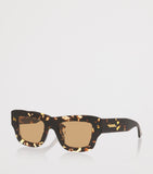 Bottega Veneta ultra-thin squared acetate sunglasses, imported from the UK
