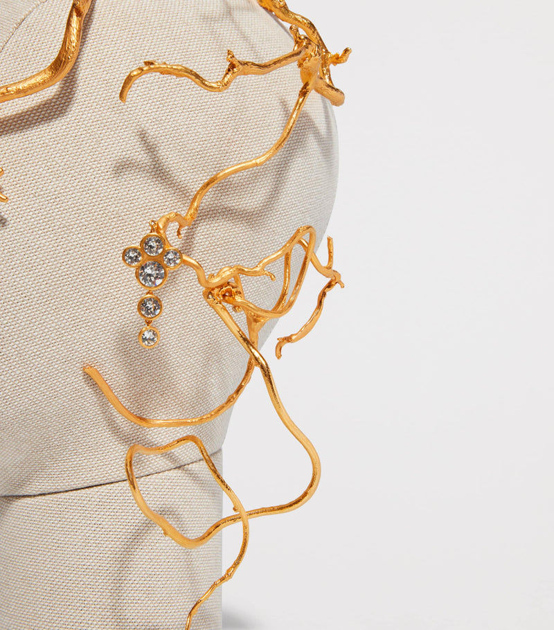 Schiaparelli vine and rhinestone headband, imported from the UK