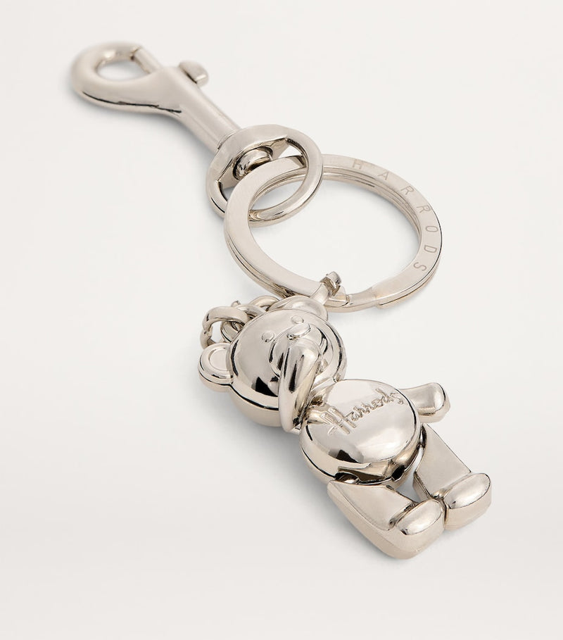 Harrods jointed bear keyring 15cm (British brand)