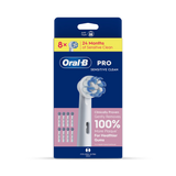Holland & Barrett Oral-B Pro Sensitive Clean Toothbrush Heads, 8 Counts- Buy online at McGrocer