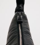 Lemaire Croissant shoulder bag in grained leather (British brand)