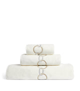 Harrods Frette Links Bath Sheet 100cm x 150cm- Buy online at McGrocer