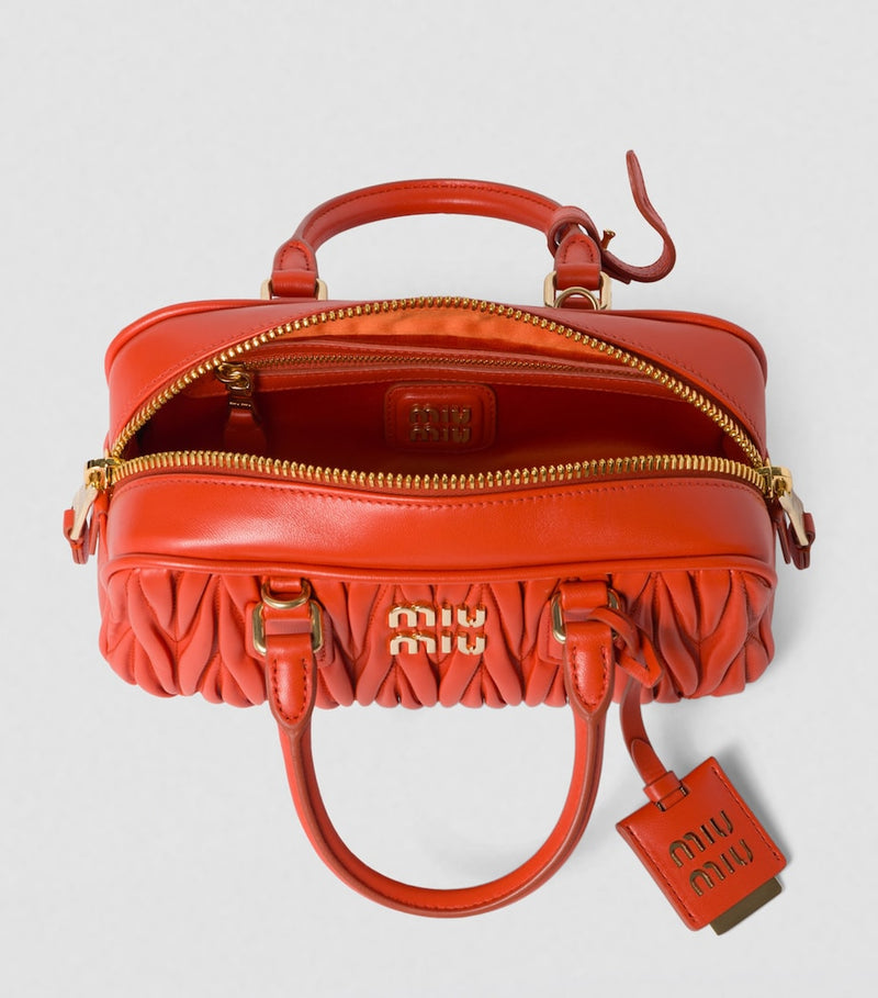 Miu Miu small Matelassé leather Arcadie top-handle bag - British product